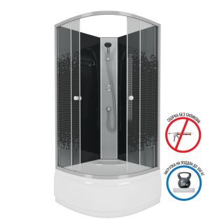 Душевая кабина Niagara NG-7508-14BK 90х90х200